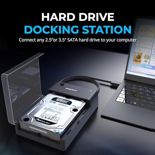 USB Type C Dual Docking Station for PCIe NVMe M.2 SSDs with Offline Cloning J274