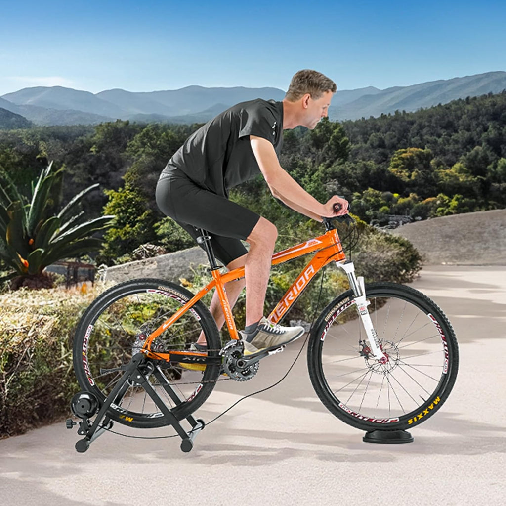 Magnetic Bike Trainer Stand for 26"-29" Wheels, 8 Resistance Settings J22014