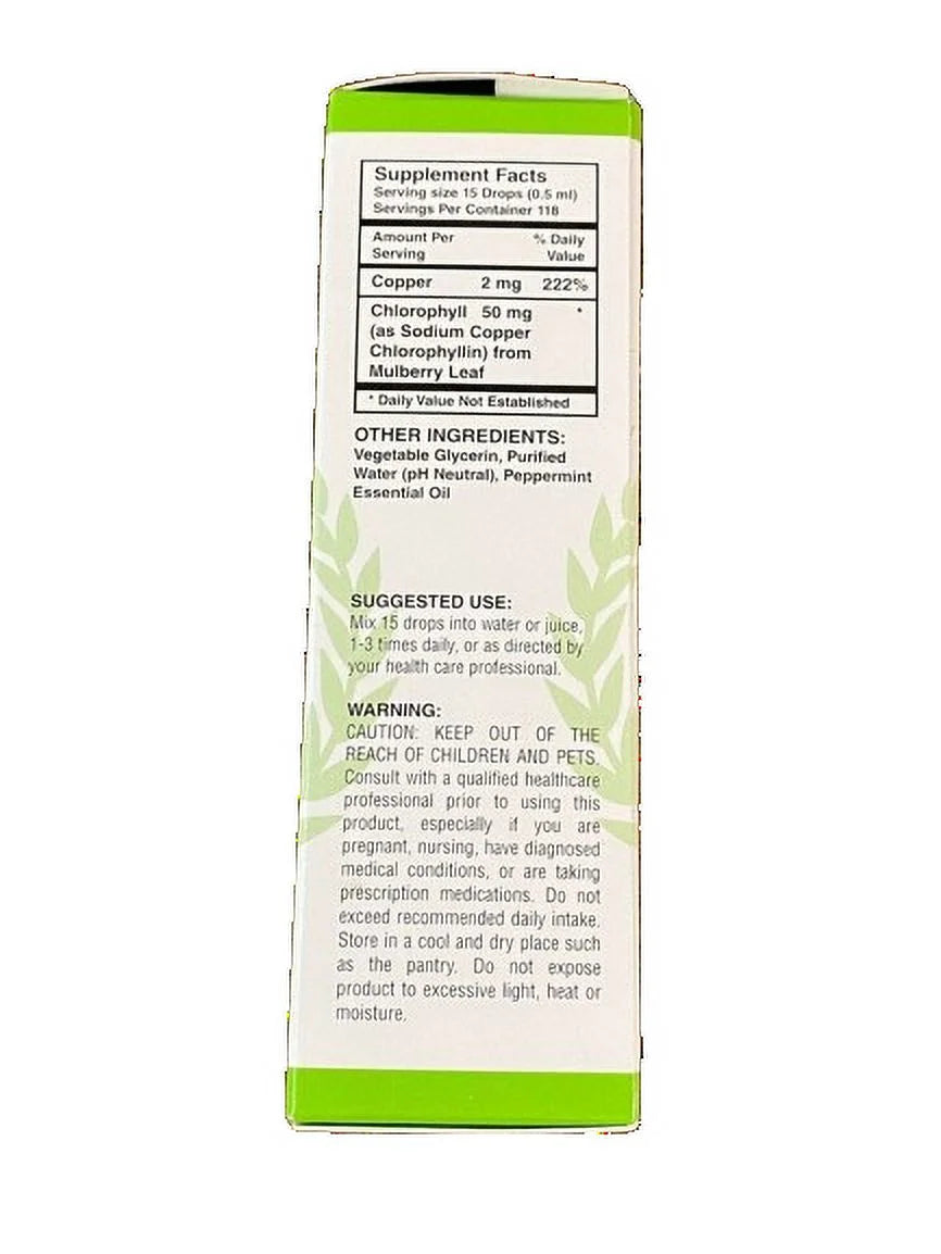Liquid Chlorophyll Herbal Supplement C819083