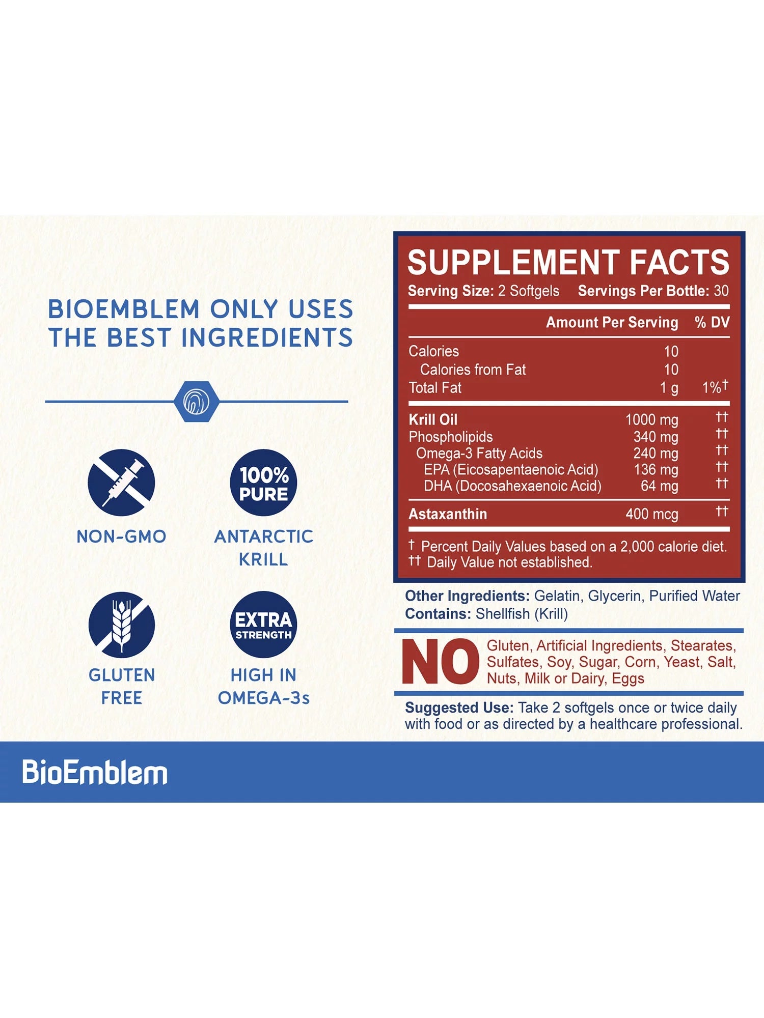 Triple Magnesium Glycinate, Malate, Citrate and Antarctic Krill Oil R688