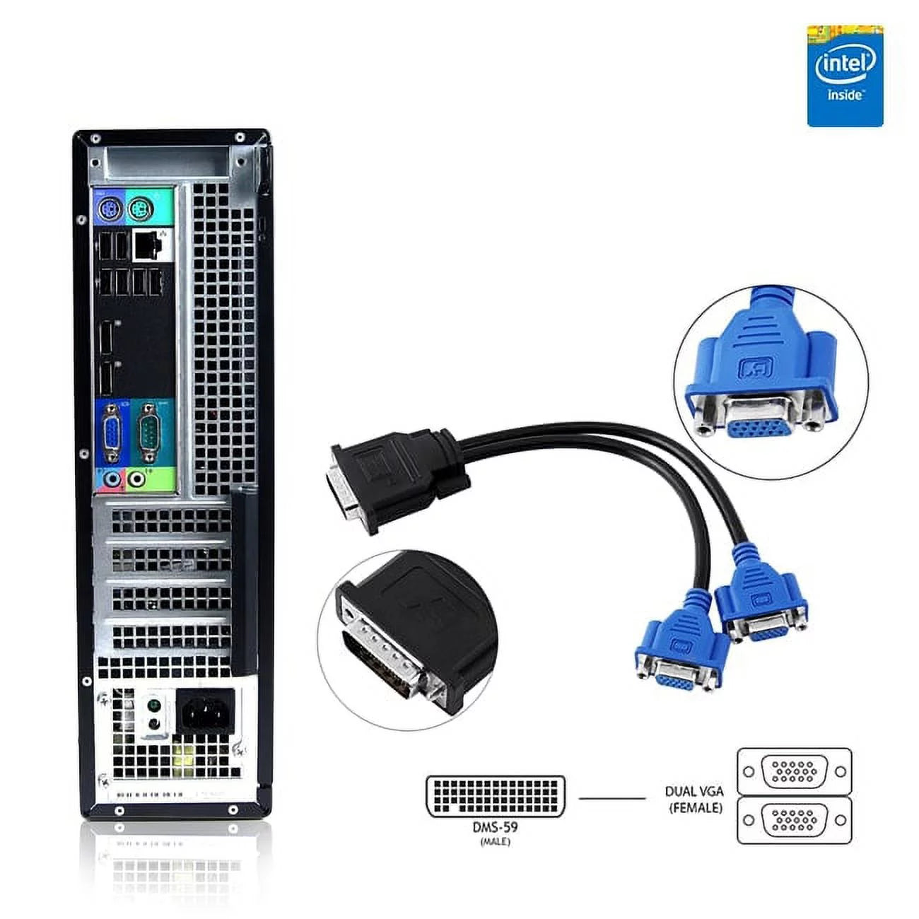 Refurbished Core i7 Tower PC, 16GB RAM, Windows 10 Home O973498