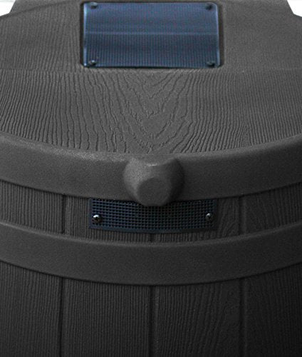 50 Gallon Rain Barrel with Diverter Kit - Black C995509