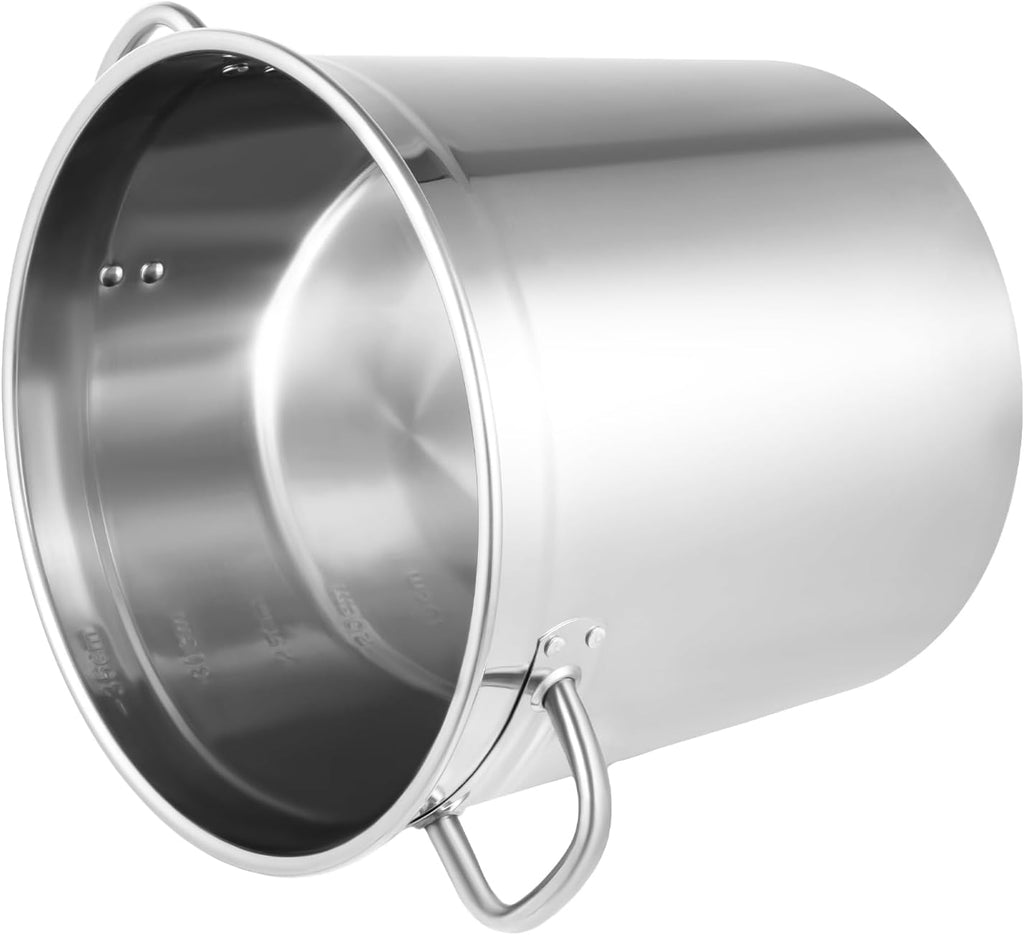 30 Quart Stainless Steel Stockpot with Lid A922720