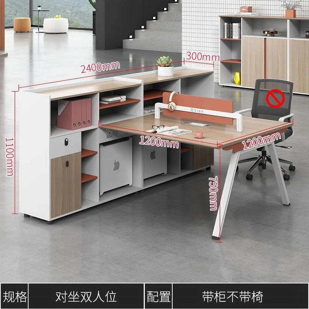 Executive Office Desk with Computer Workstation O951086