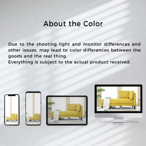 Yellow Chaise Lounge Chair with Arms for Living Room W991