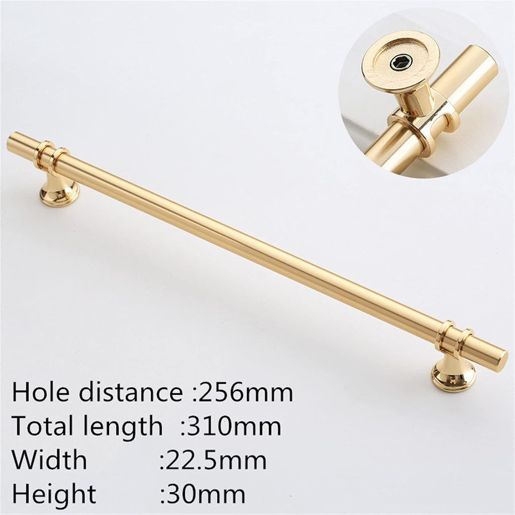 Cabinet Handles Drawer Pulls Modern Black Gold Zinc Alloy M613298