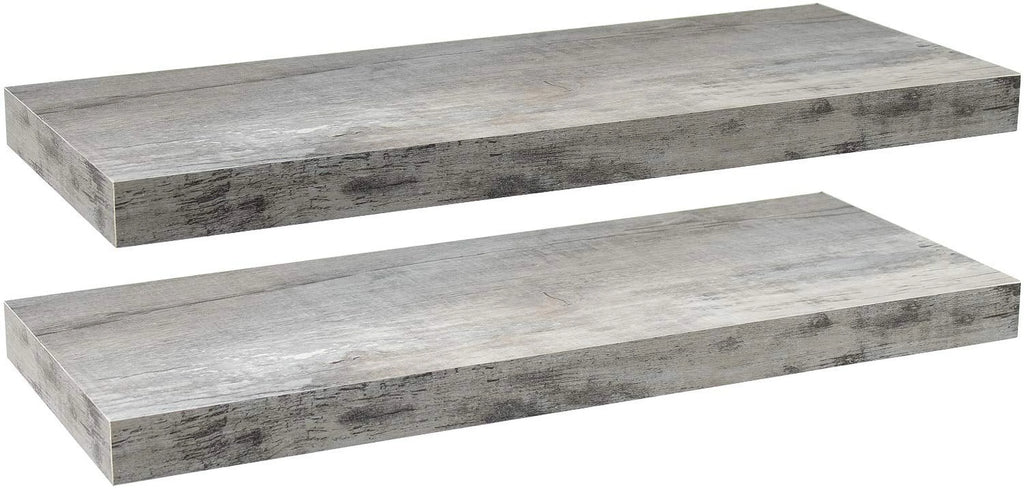 Floating Wall Shelf - Gray Wood F872982