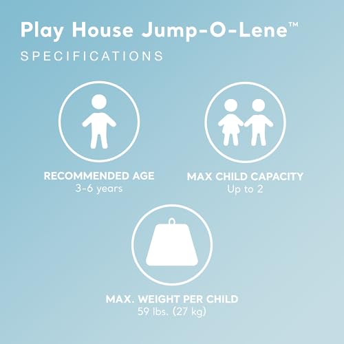 Inflatable Playhouse Trampoline Bounce Castle with Crawl-Thru Door for Kids X9719