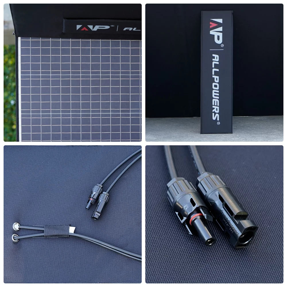 Portable Solar Generator Kit, 400W Foldable Solar Panel with 3600Wh LiFePO4 Power Station for Camping, Home Backup, RV X741