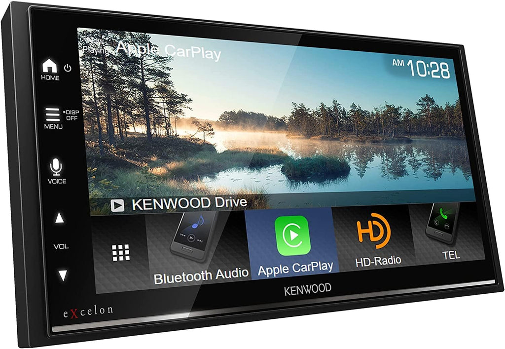 6.95-Inch Capacitive Touch Screen Car Stereo with CarPlay, Android Auto, Bluetooth, and HD Radio N614