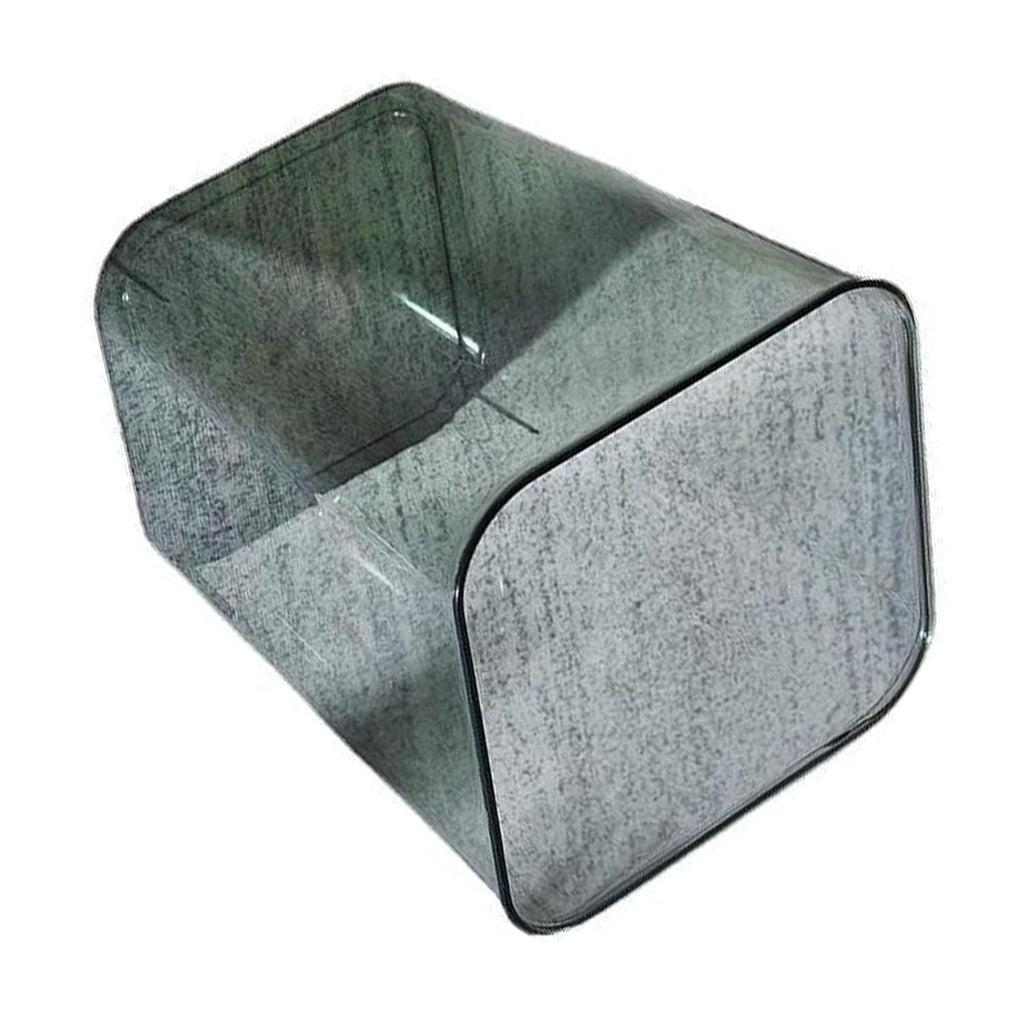 Acrylic Trash Can, Transparent Large Capacity Wastebasket Q37119