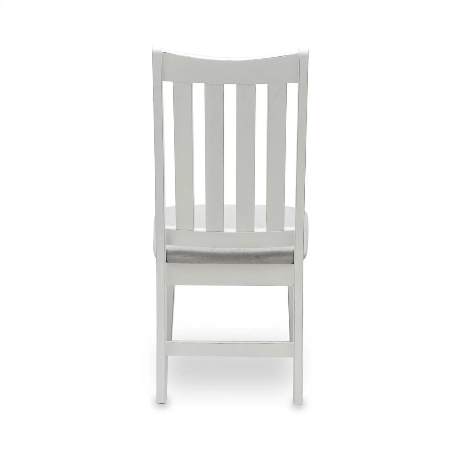 Wood Desk & Chair Set in Gray/White R814781