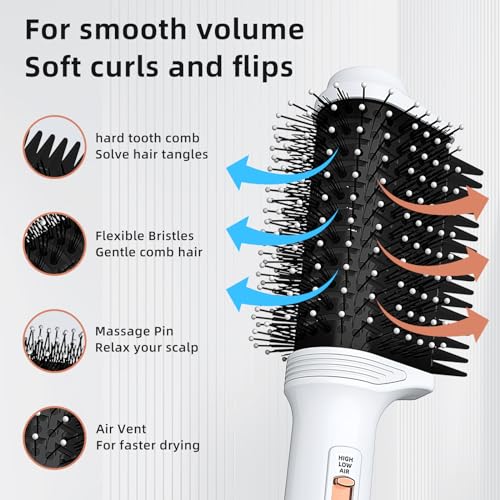 4 in 1 Hot Air Brush for Hair Styling and Volumizing G46000