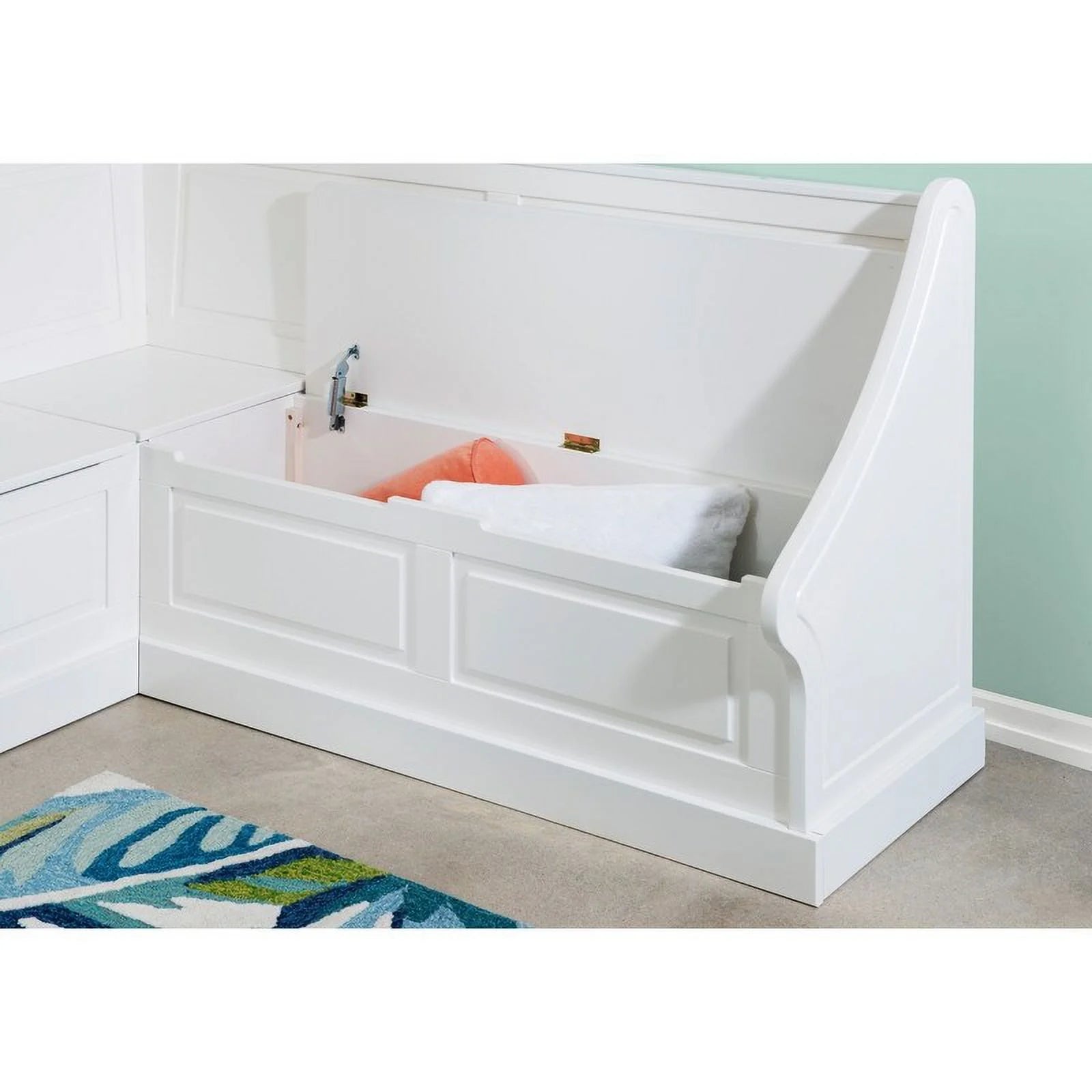 White Corner Breakfast Nook Y90807
