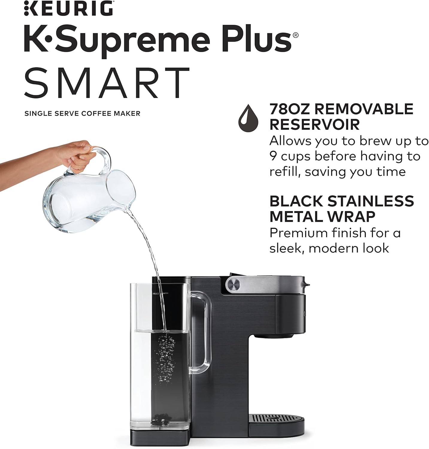 Single Serve Coffee Maker with Medium Roast Coffee Pods, 60 Count Z2227