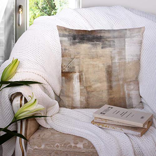 Decorative Pillow Covers for Couch, Two Sides Printed, Zippered Cushion, 12 x 20, Set of 2 U6814