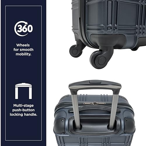 Lightweight Hardside 4-Wheel Spinner Travel Luggage, Charcoal, 28-Inch G32233