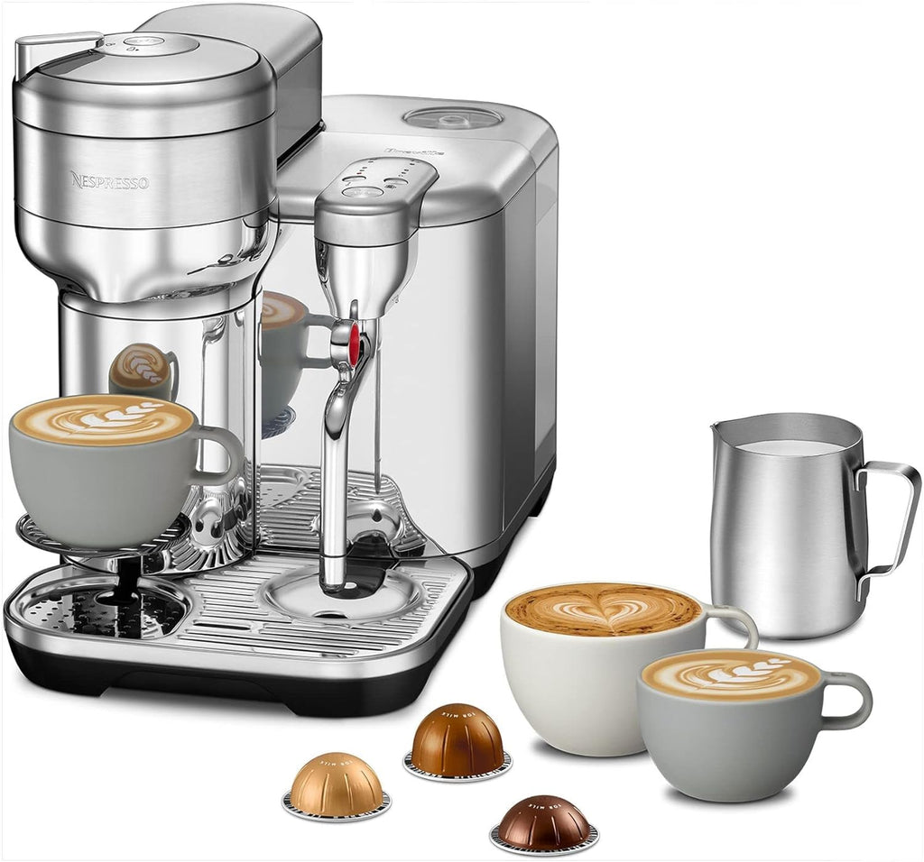 Coffee and Espresso Maker, Brushed Stainless Steel U590792