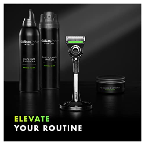 Men's Razor with Exfoliating Bar and Magnetic Stand D63596