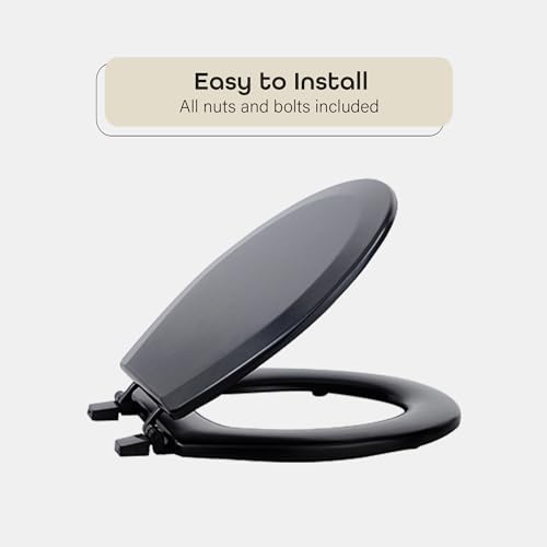 Wood Toilet Seat, Tea Rose, 17 Inch Y540354