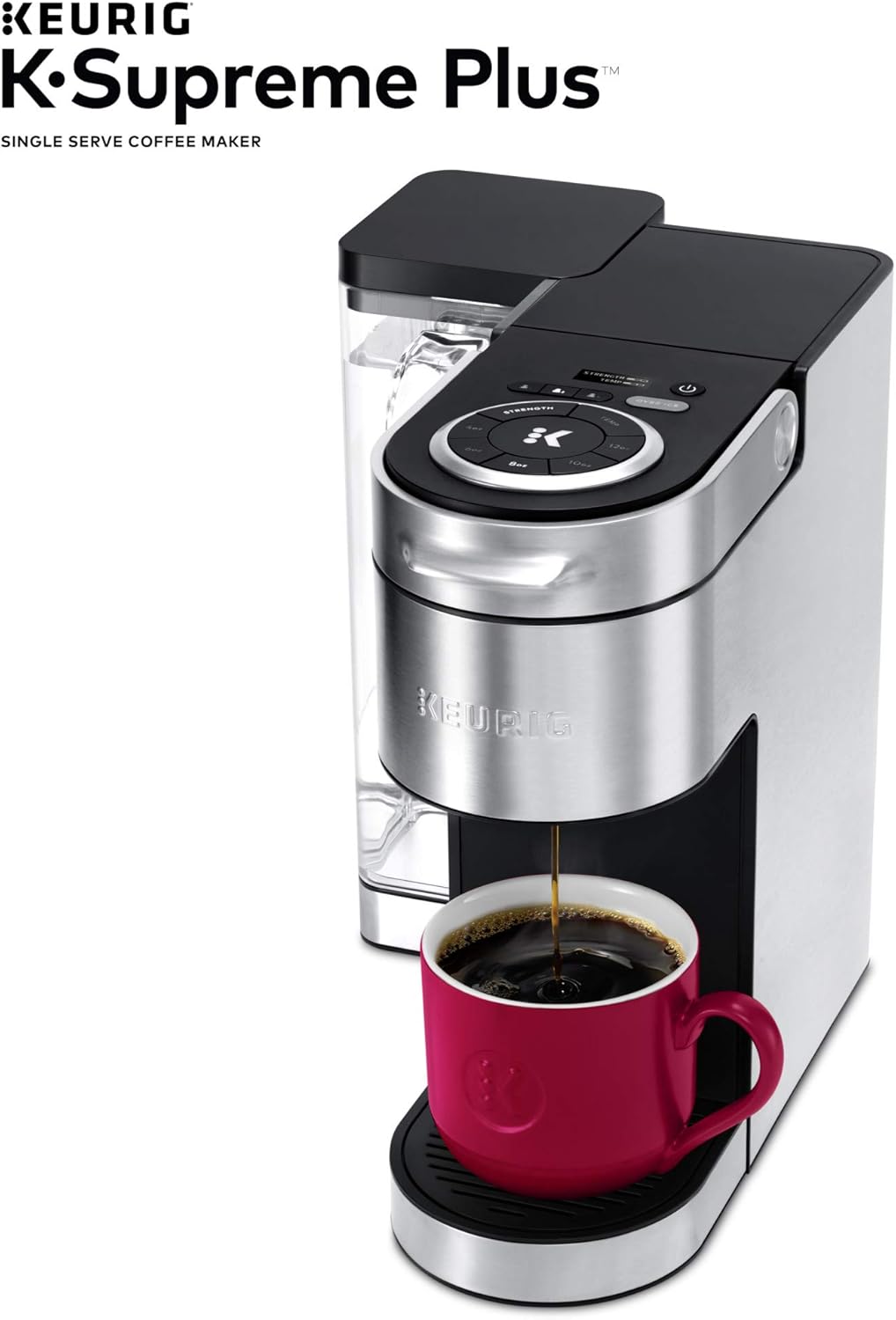 Stainless Steel Coffee Maker with 40 K-Cup Variety Pack A9756