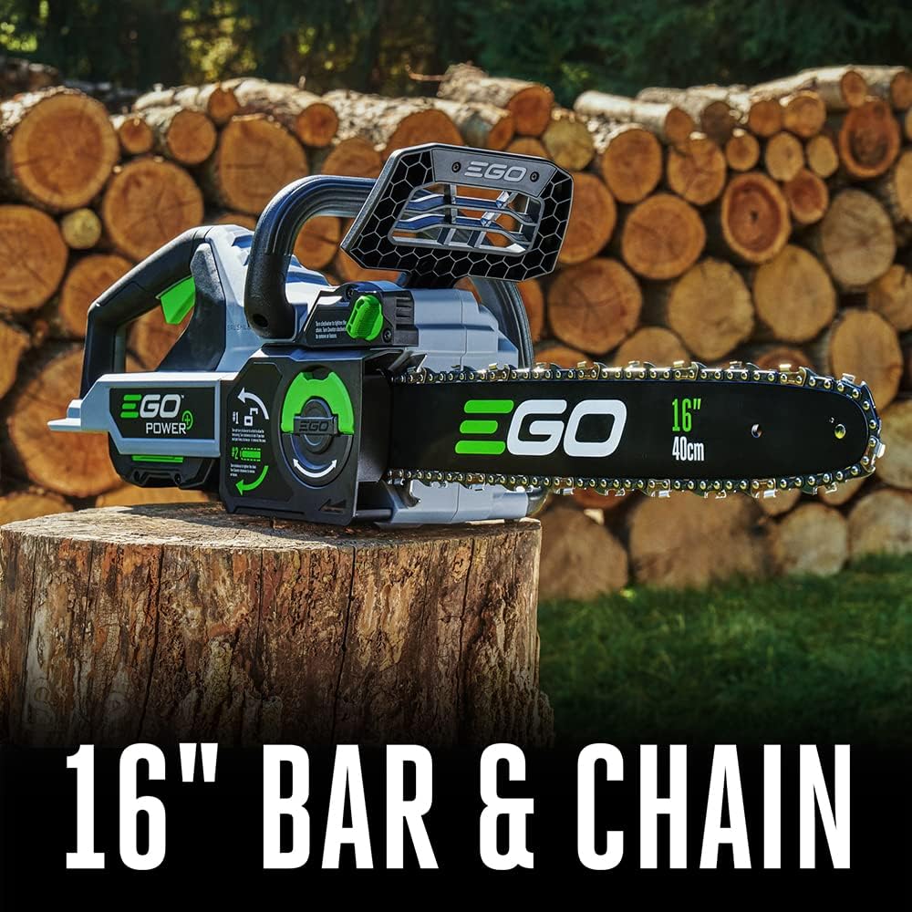 16-Inch 56V Cordless Chainsaw with Battery and Charger W328