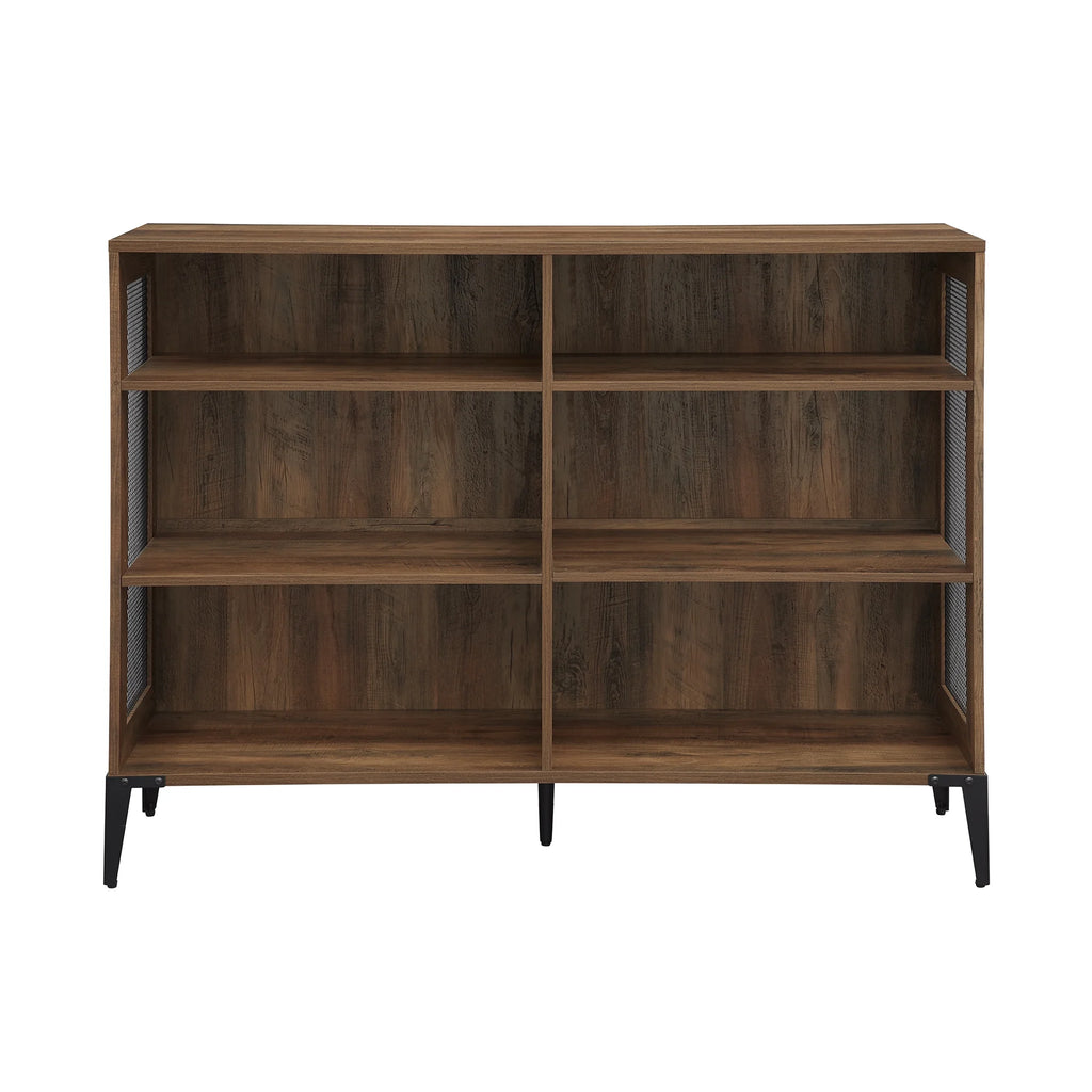 Reclaimed 6-Shelf Bookcase, Barnwood I36457