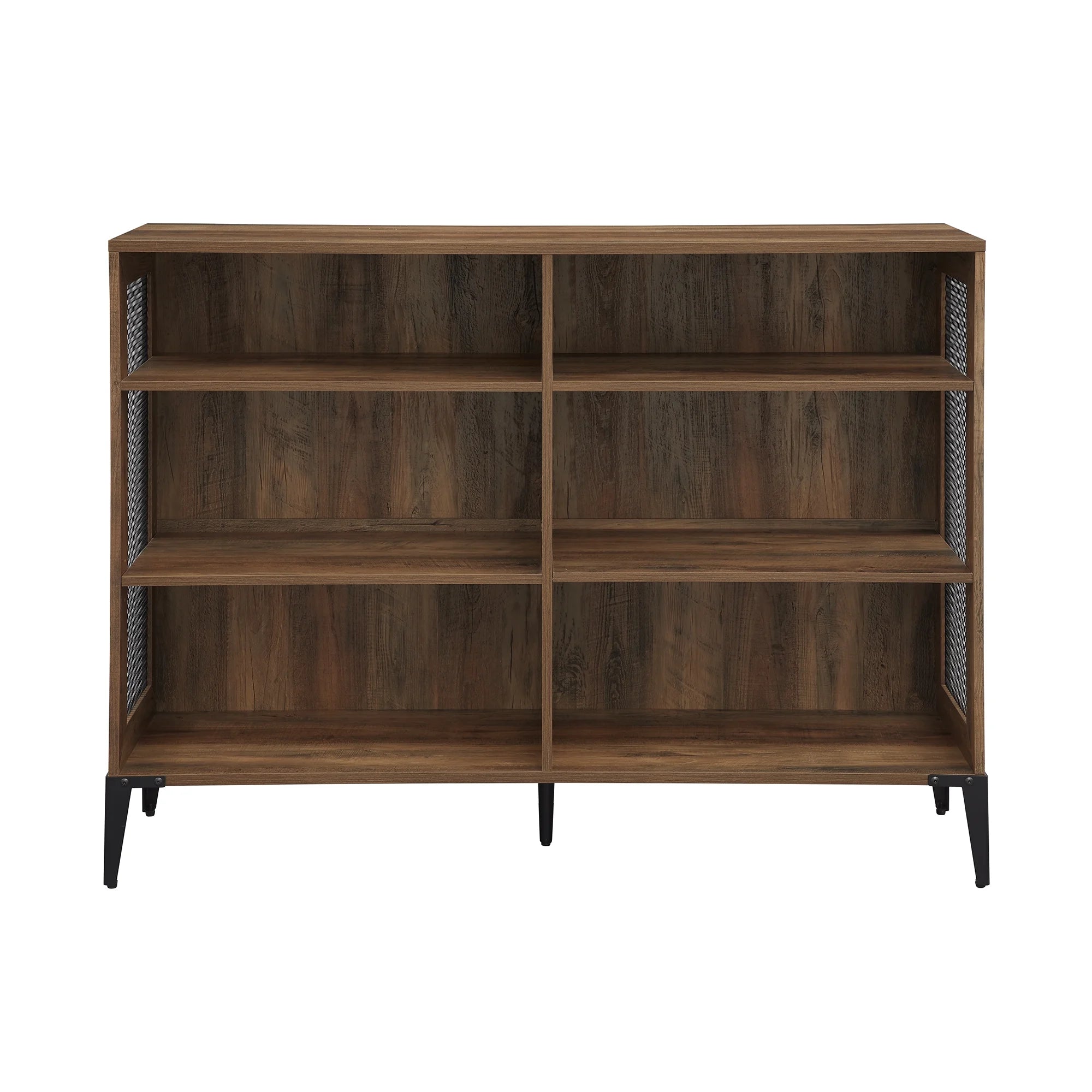 Reclaimed 6-Shelf Bookcase, Barnwood I36457