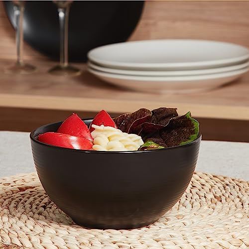 Cereal Bowls Set of 6, 28 oz Ceramic Salad Bowls, Microwave Safe K95147