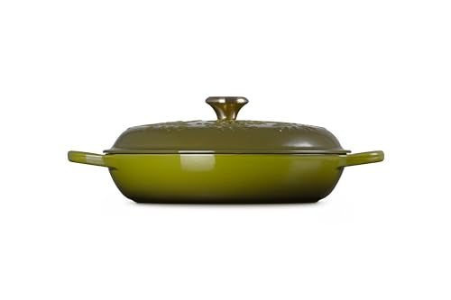 Enameled Cast Iron Braiser, 3.5 qt, Artichaut O150