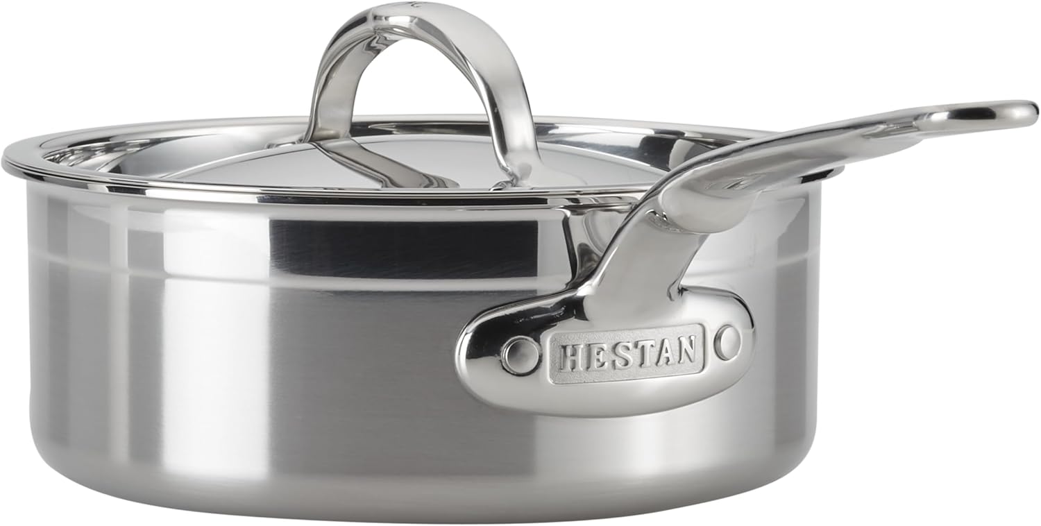 5-Piece Clad Stainless Steel Cookware Set P5466