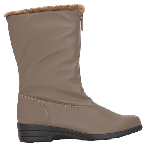 Women's Insulated Waterproof Snow Winter Boots with Zipper M736492