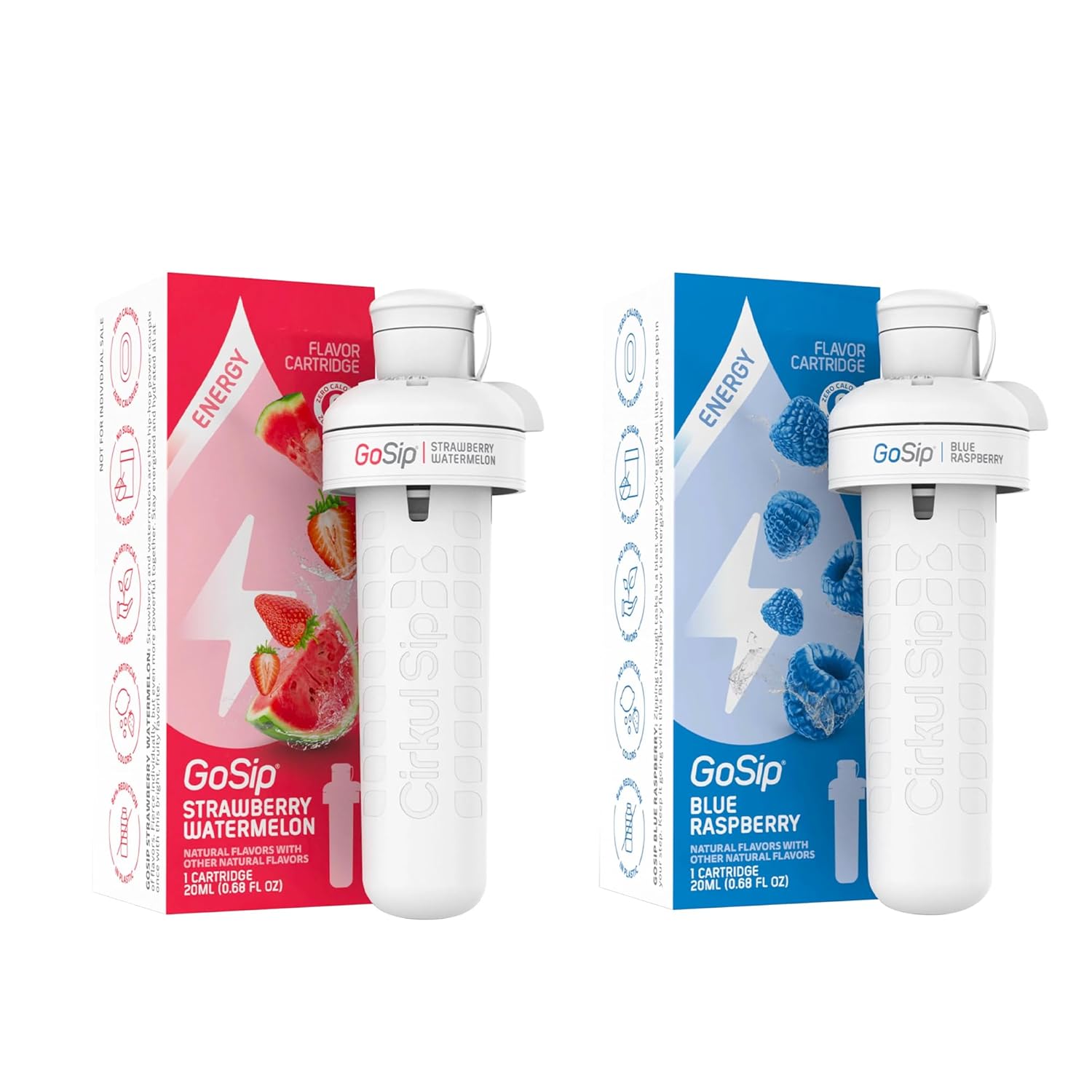 Hydrate Flavor Assorted Pack - 6 Random Cartridges for Flavorful Hydration M736477