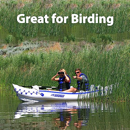 Inflatable Sport Kayak for Two People with Seats, Paddles, Bag and Electric Pump Z92993