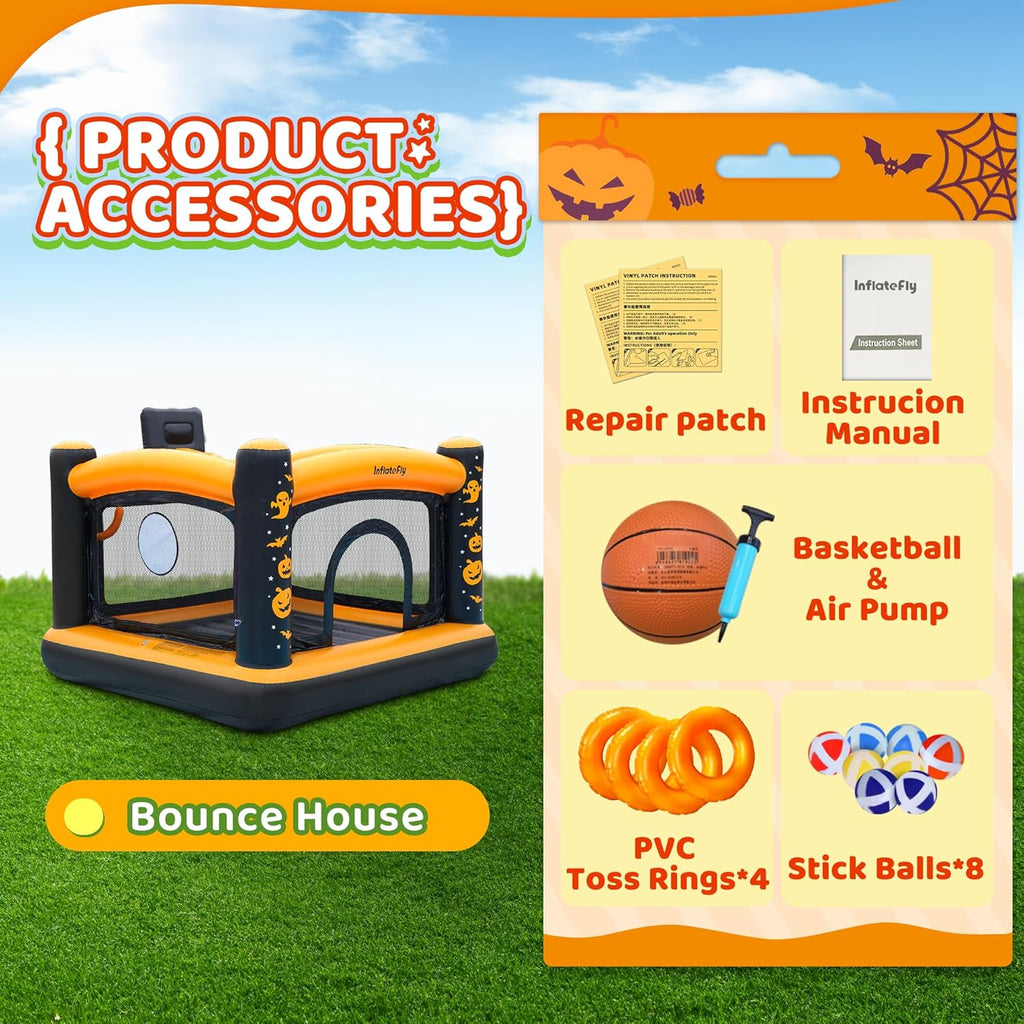 Inflatable Bouncy Castle for Toddlers with Ball Pit L38095