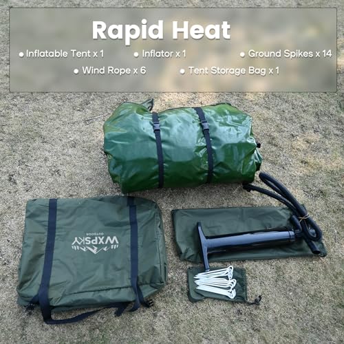 Inflatable Cabin Tent for Camping, 4-6 Person, Waterproof P12127