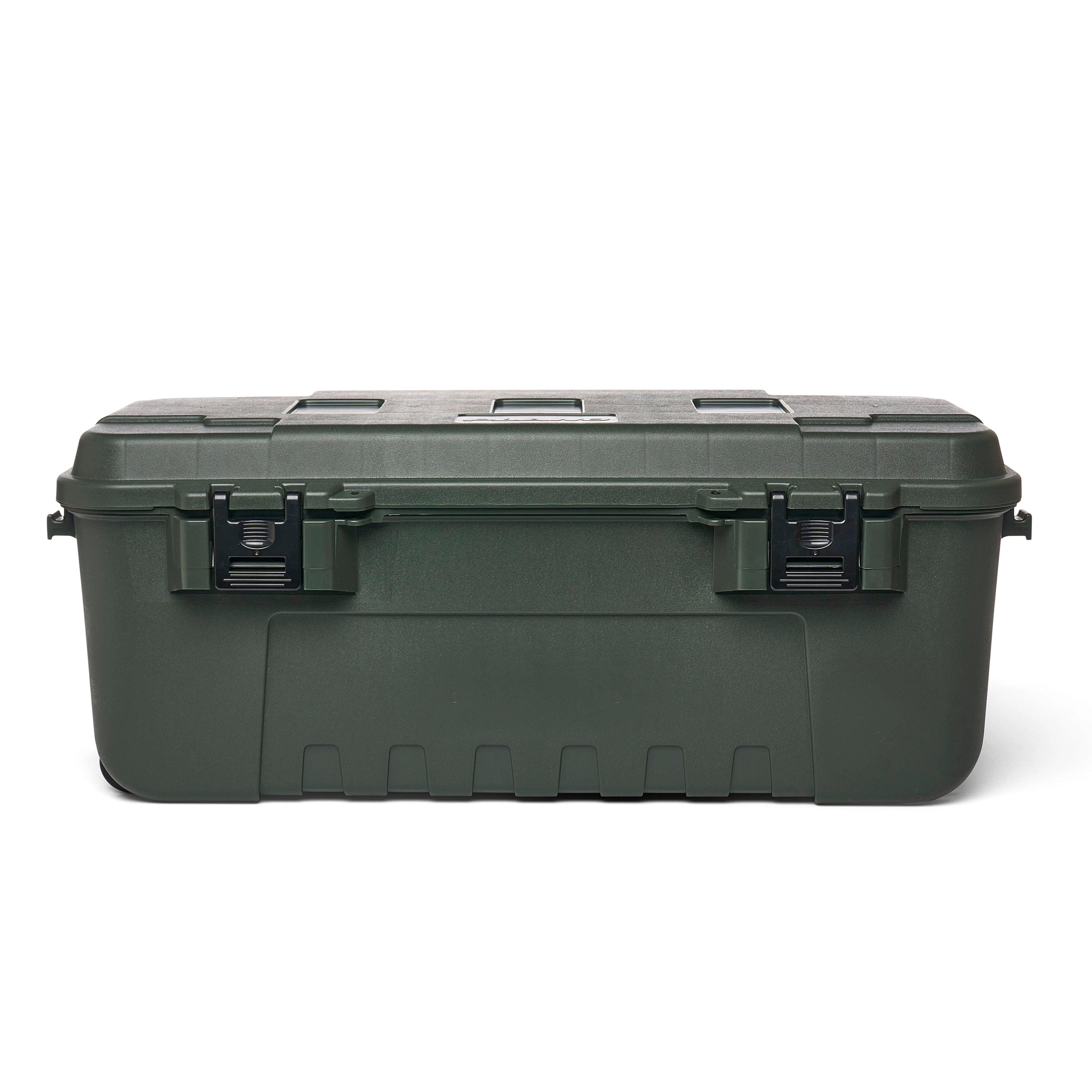 Lockable 27-Gallon Storage Box, OD Green D5201