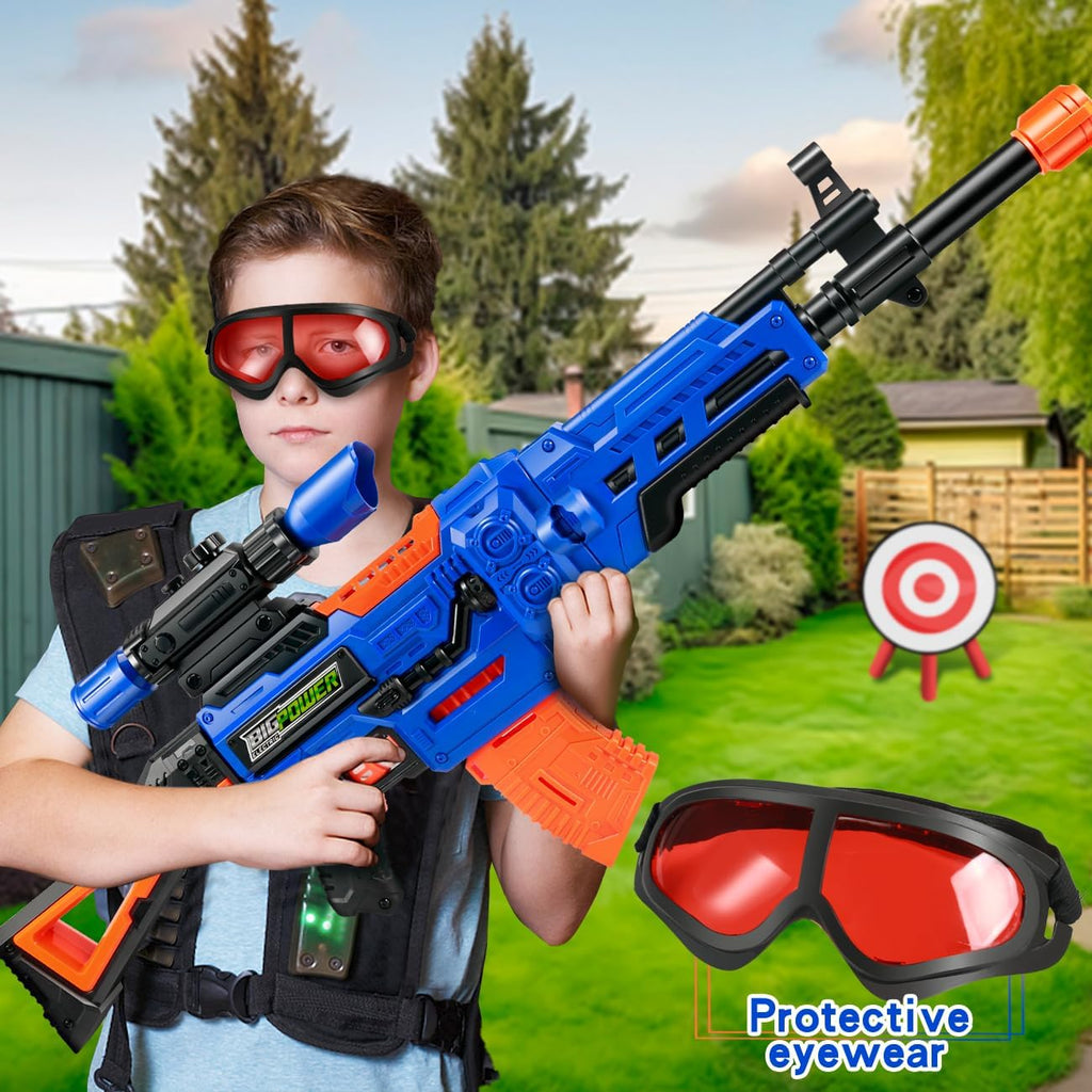 Electric Kids Toy Sniper Rifle with Scope and Tactical Vest Kit F320777