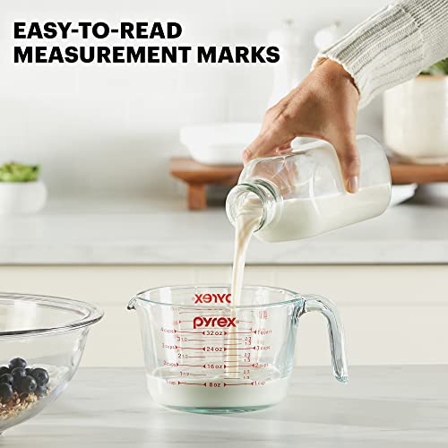 Glass Measuring Cup for Baking and Cooking, Oven and Microwave Safe O74589