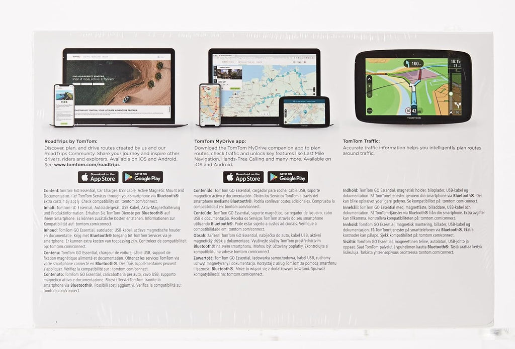 Car Sat Nav 6 Inch with EU Maps, Traffic Alerts, Hands-free Calling D724831