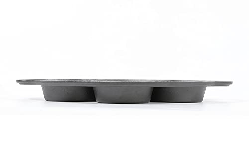Cast Iron Fried Egg Pan with 7-Mold Design A6154