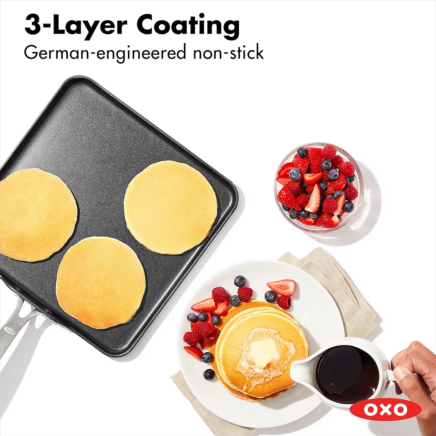 Nonstick Pancake Griddle Pan, 11 Inch B52024