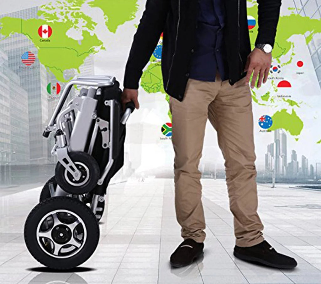 Foldable Electric Wheelchair with Detachable Battery R96361
