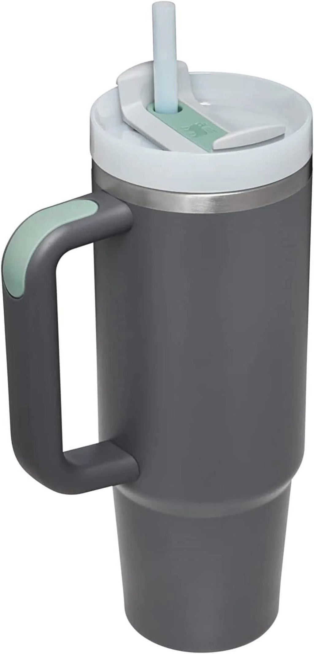 30 oz Insulated Tumbler with Straw, Charcoal C8879