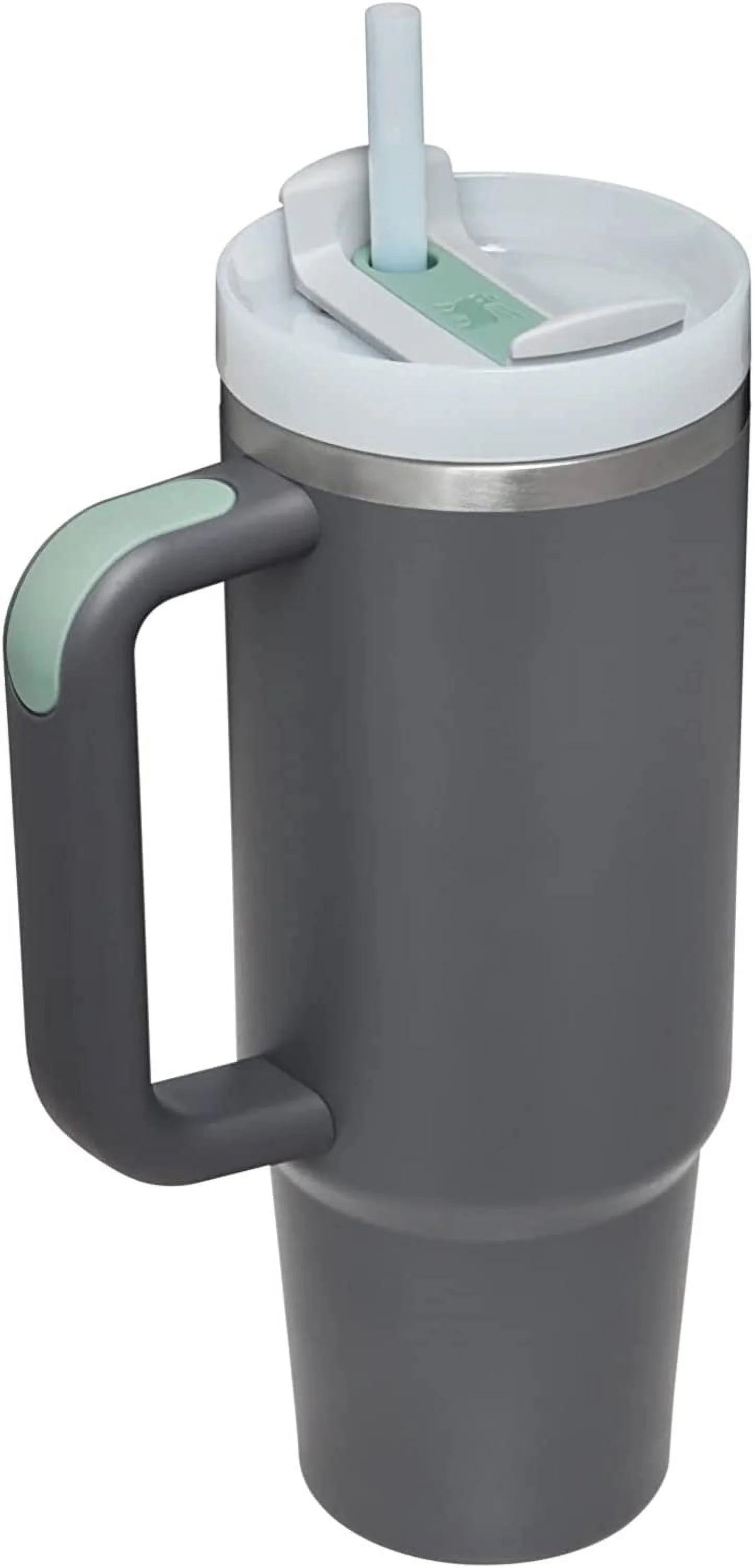 30 oz Insulated Tumbler with Straw, Charcoal C8879