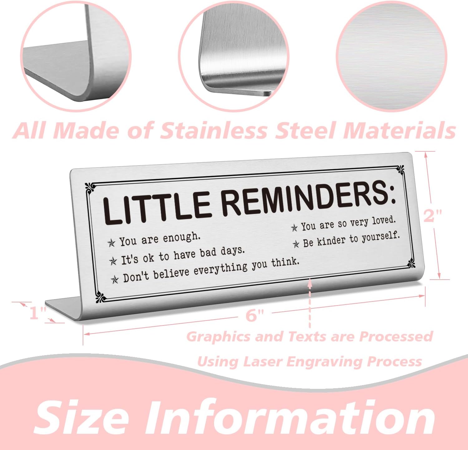 Motivational Office Decor Signs for Cubicle or Desk H714