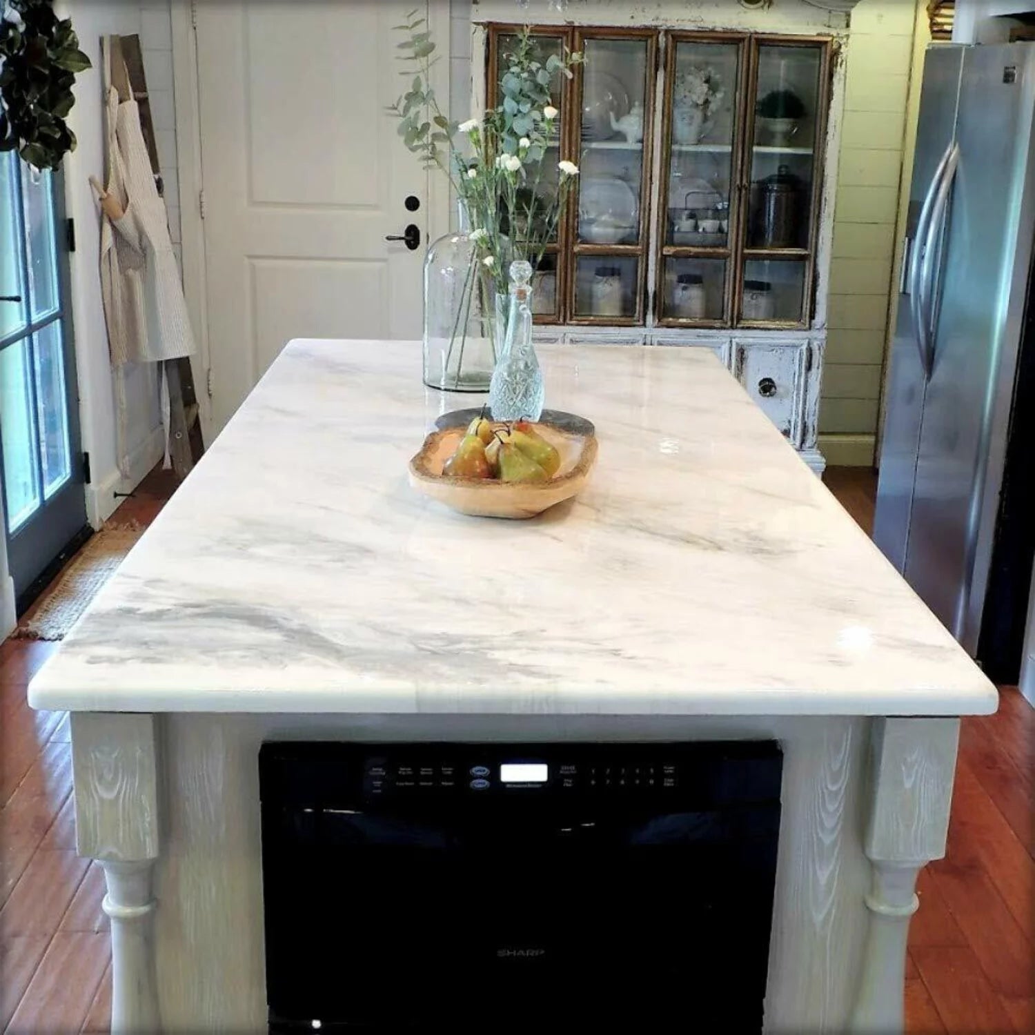 Countertop Epoxy Resin Kit, 1/2 Gallon, Heat Resistant Clear Coating Y361