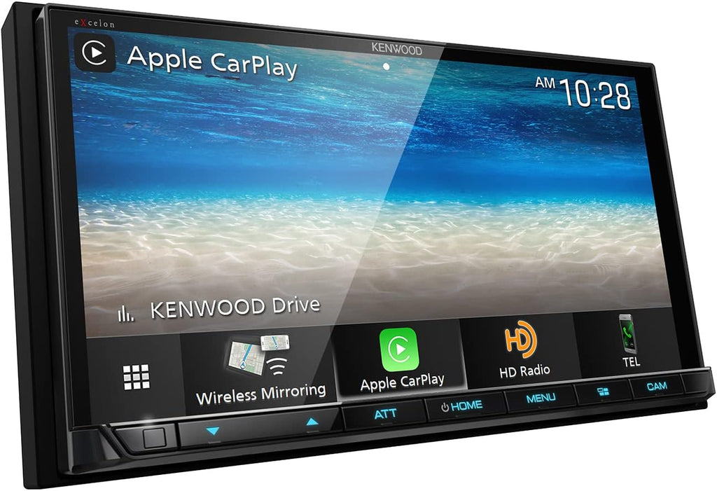 6.95" Digital Multimedia Bluetooth Car Stereo with Wireless CarPlay and Android Auto Q449