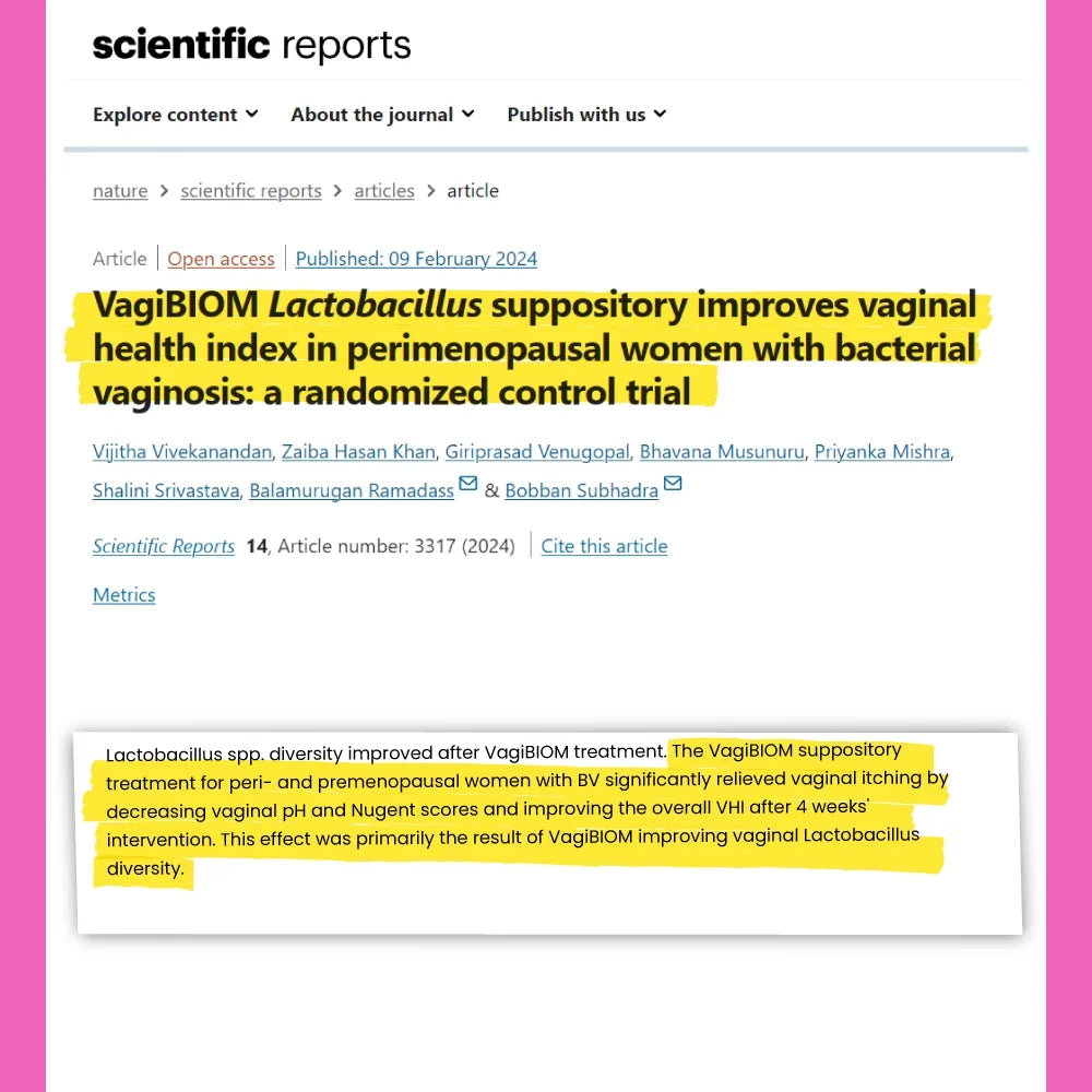 Probiotic Vaginal Suppository for Women, 15 Count E199