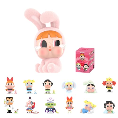 Crybaby x Powerpuff Girls Series Figures Blind Box, 12-Piece Collectible Toy Set J9571